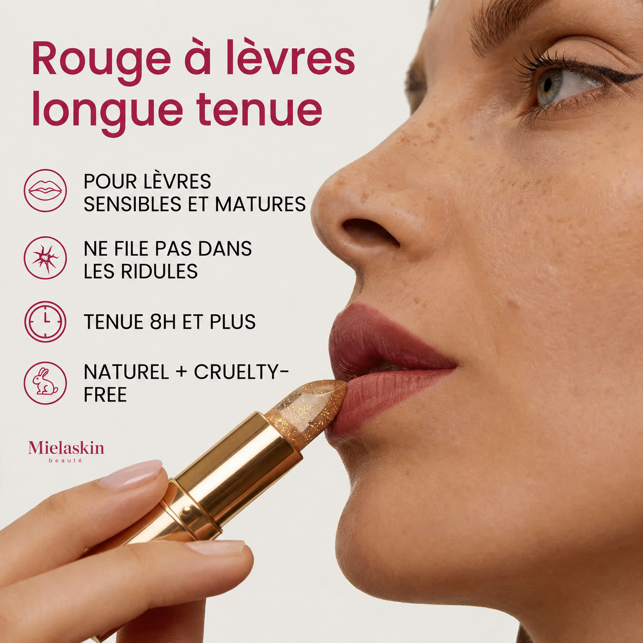Rouge à Lèvres Teinte Sur-Mesure — Mielaskin™